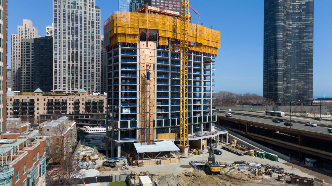 Einstürzende Neubauten　DonRocK ヴィンテージ Concrete frame rises for Weingart Center supportive housing